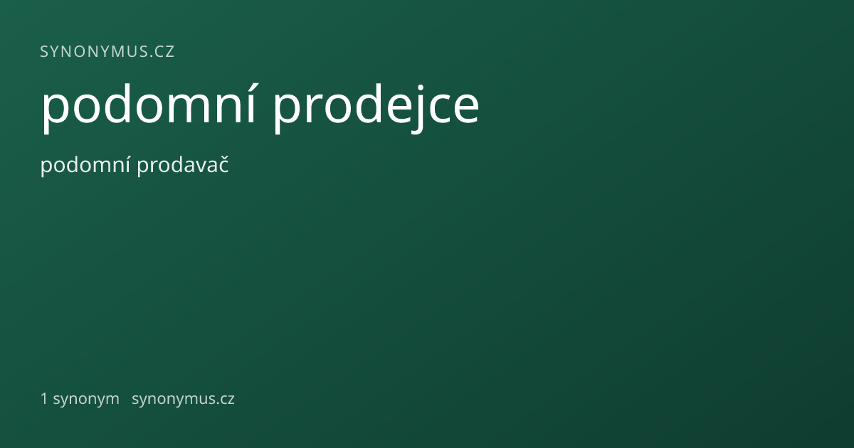 Náhled odkazu: podomní prodejce