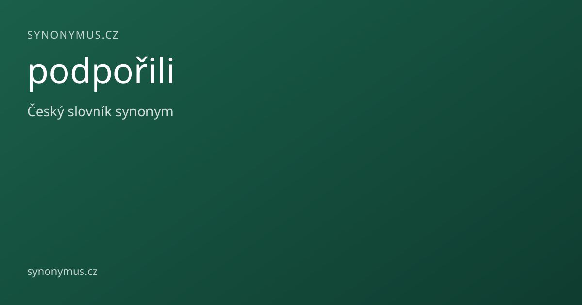 Náhled odkazu: podpořili