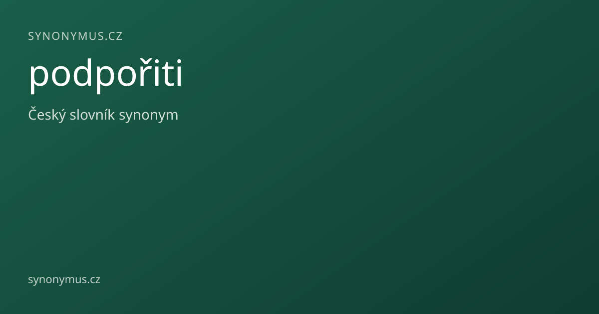 Náhled odkazu: podpořiti