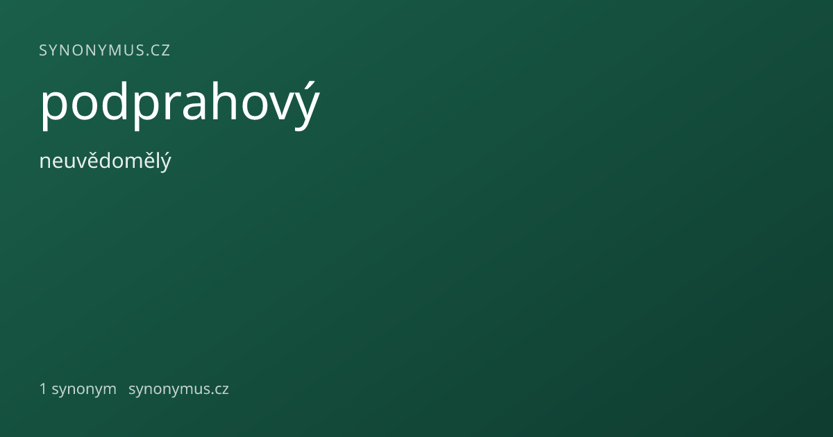 Náhled odkazu: podprahový