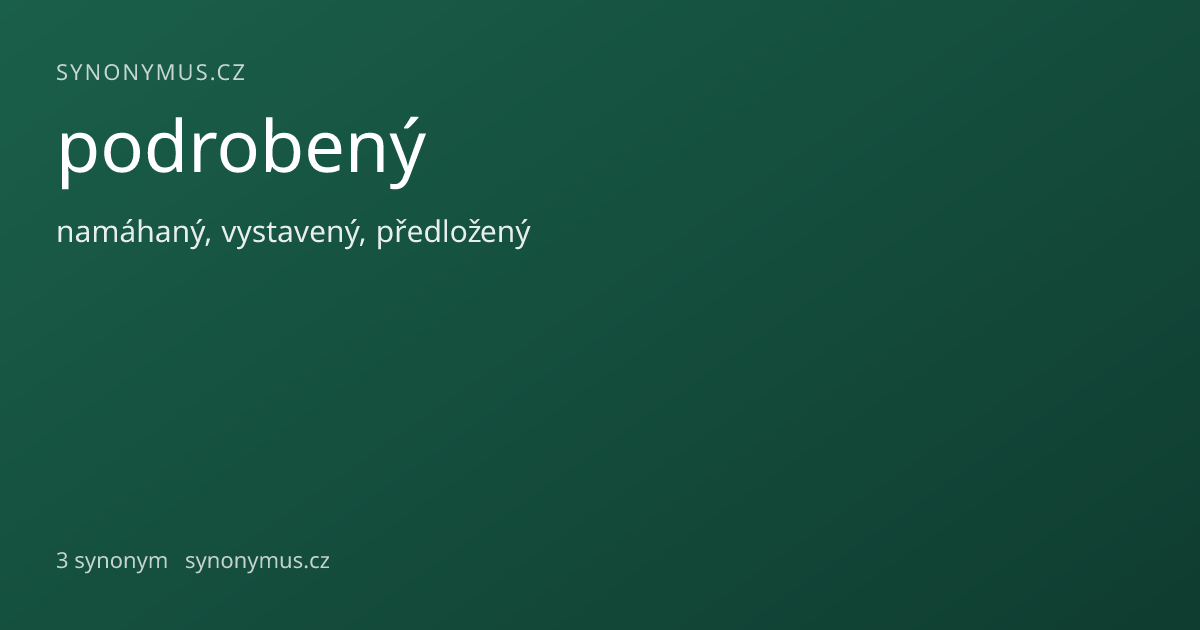 Náhled odkazu: podrobený