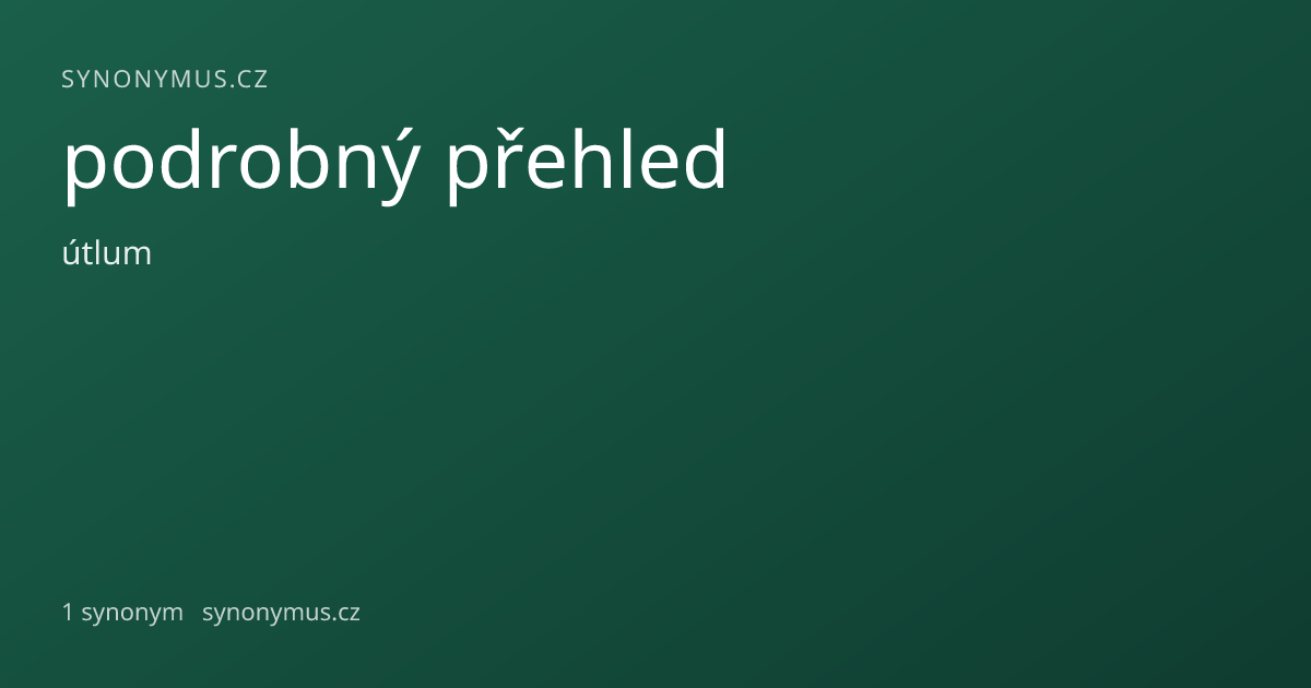 Náhled odkazu: podrobný přehled