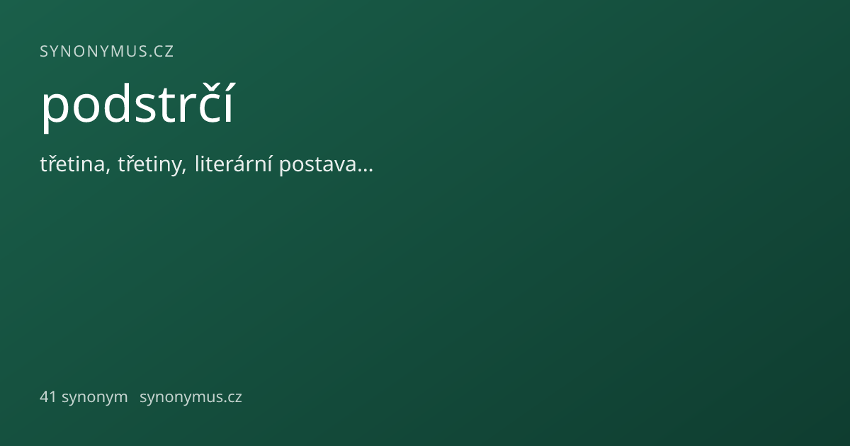 Náhled odkazu: podstrčí