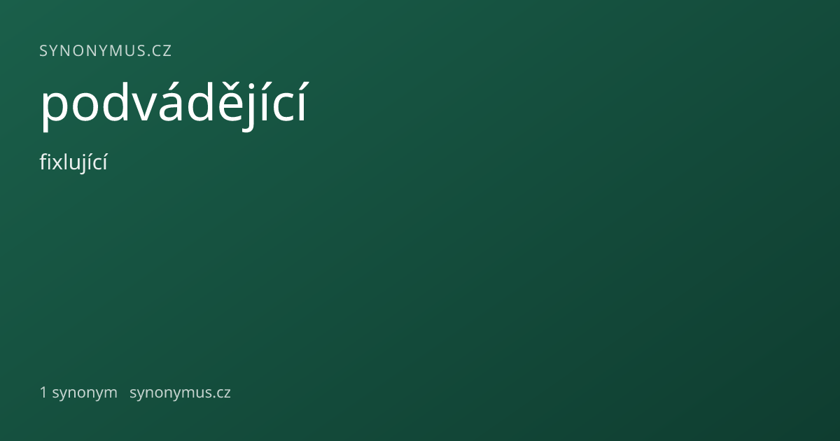 Náhled odkazu: podvádějící