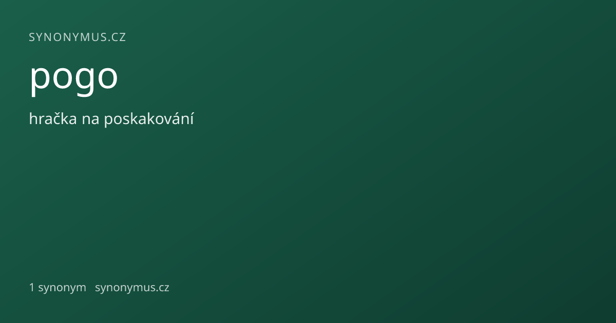 Náhled odkazu: pogo
