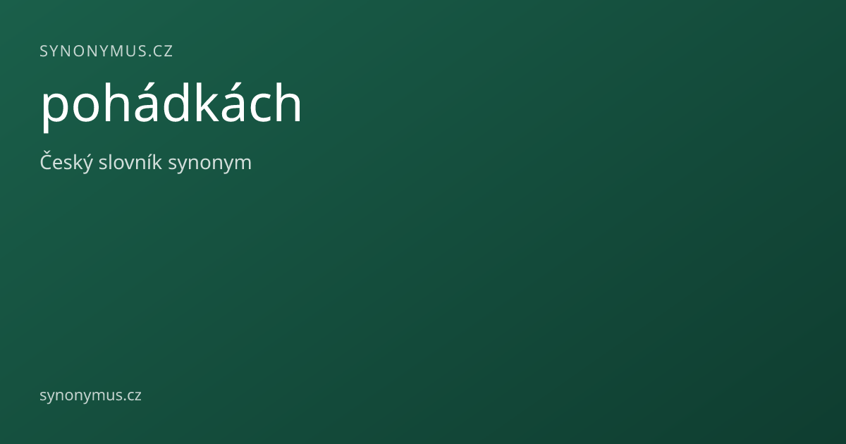 Náhled odkazu: pohádkách