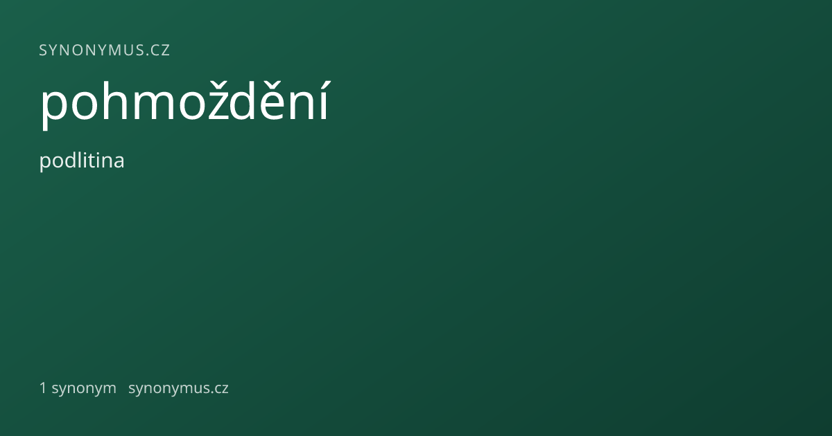 Náhled odkazu: pohmoždění