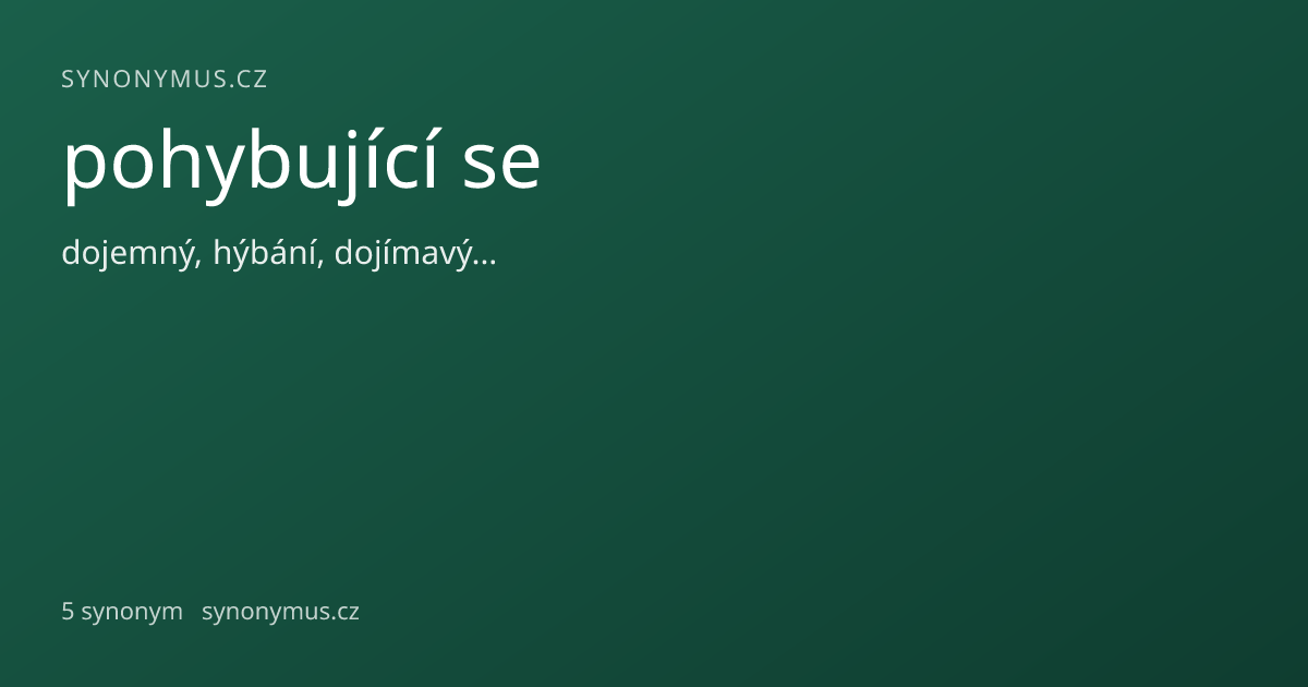 Náhled odkazu: pohybující se