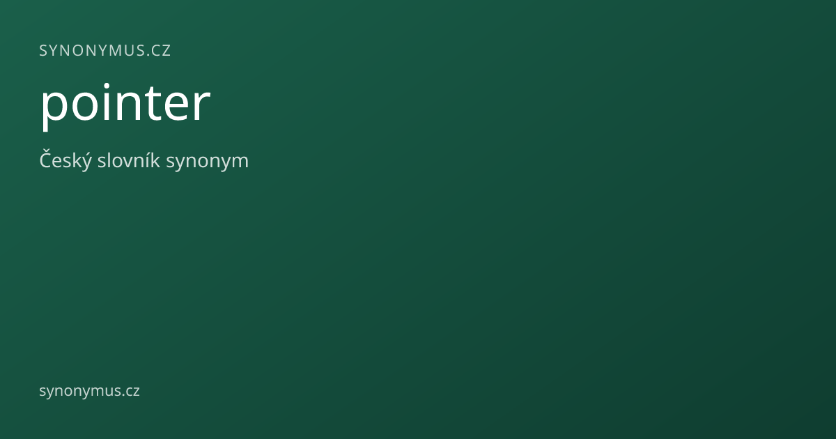 Náhled odkazu: pointer