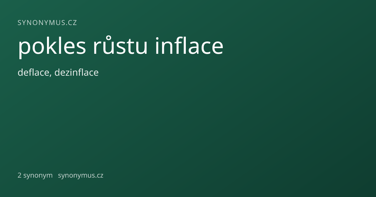 Náhled odkazu: pokles růstu inflace