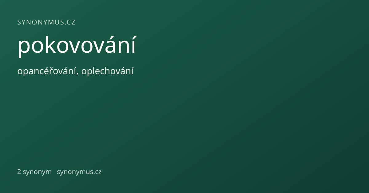 Náhled odkazu: pokovování