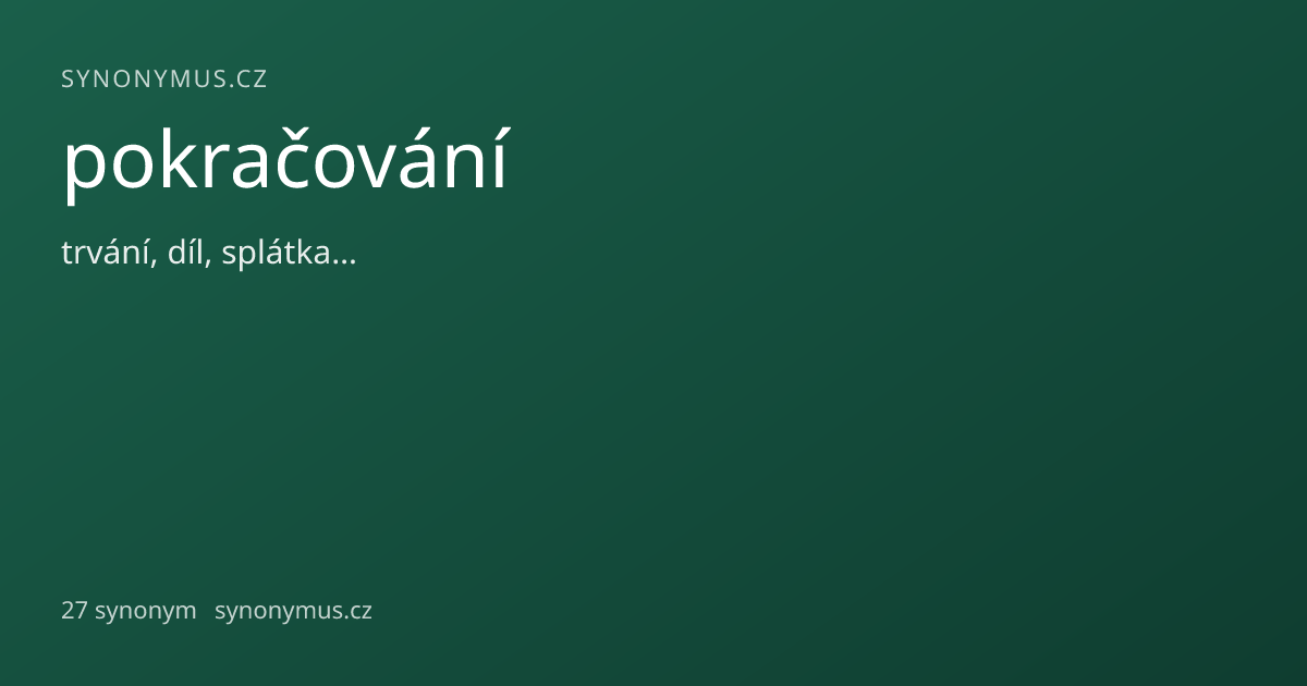 Náhled odkazu: pokračování