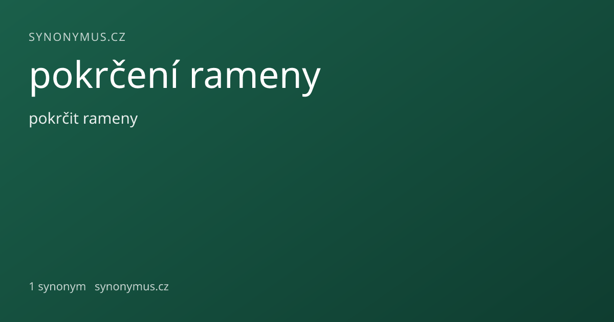 Náhled odkazu: pokrčení rameny