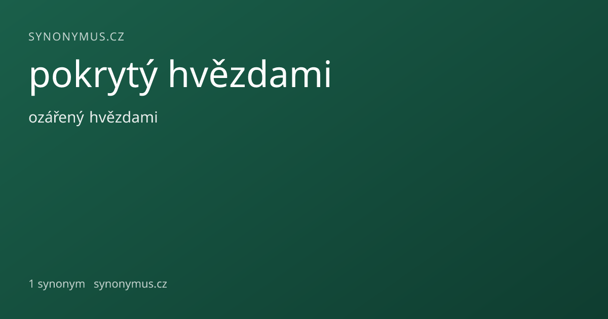Náhled odkazu: pokrytý hvězdami