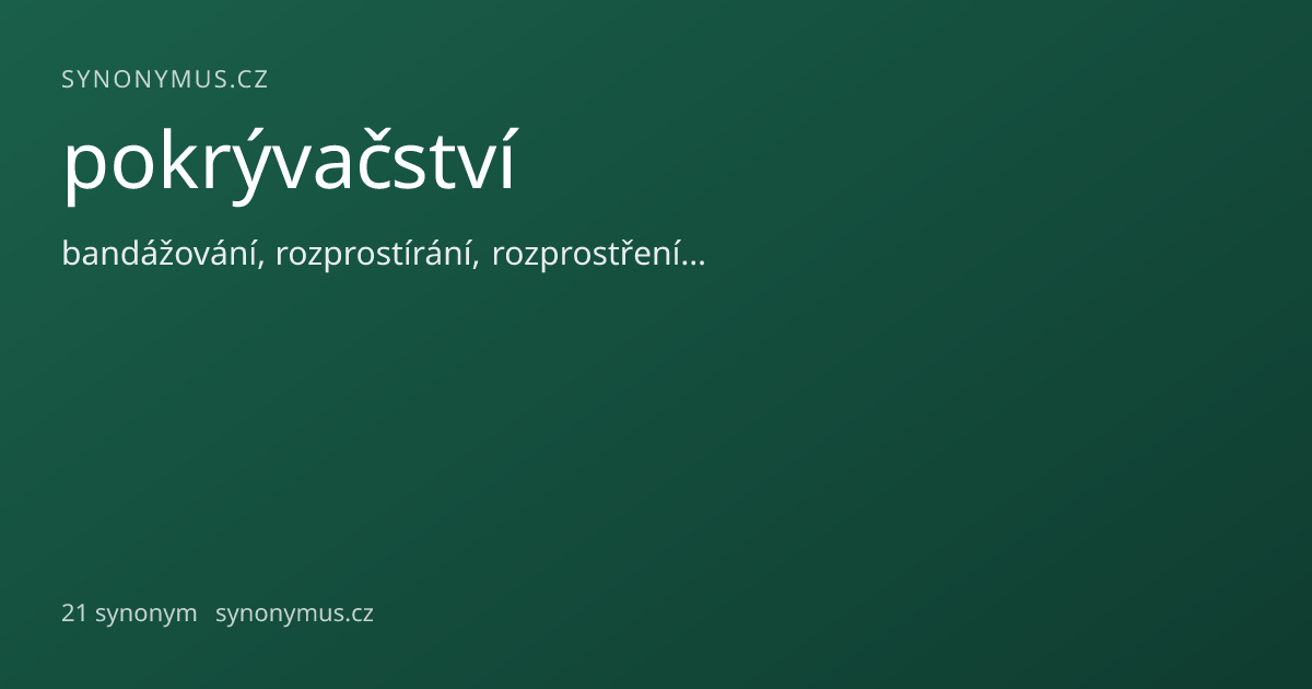 Náhled odkazu: pokrývačství