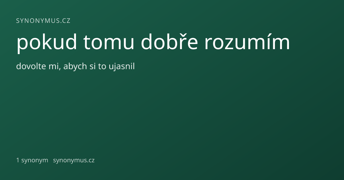 Náhled odkazu: pokud tomu dobře rozumím