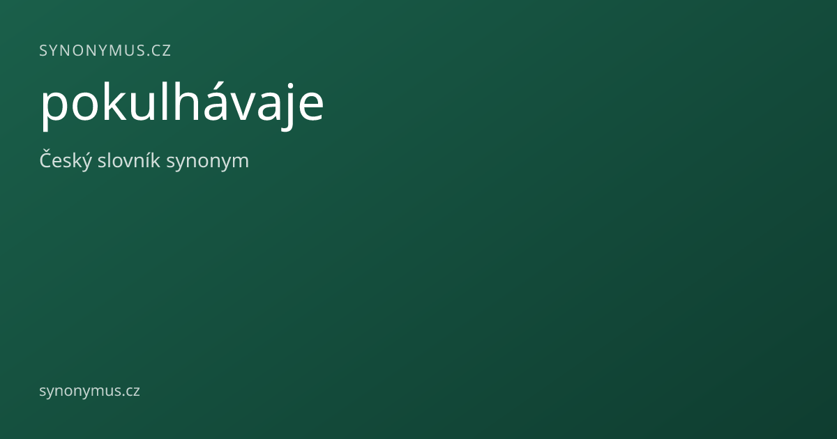 Náhled odkazu: pokulhávaje