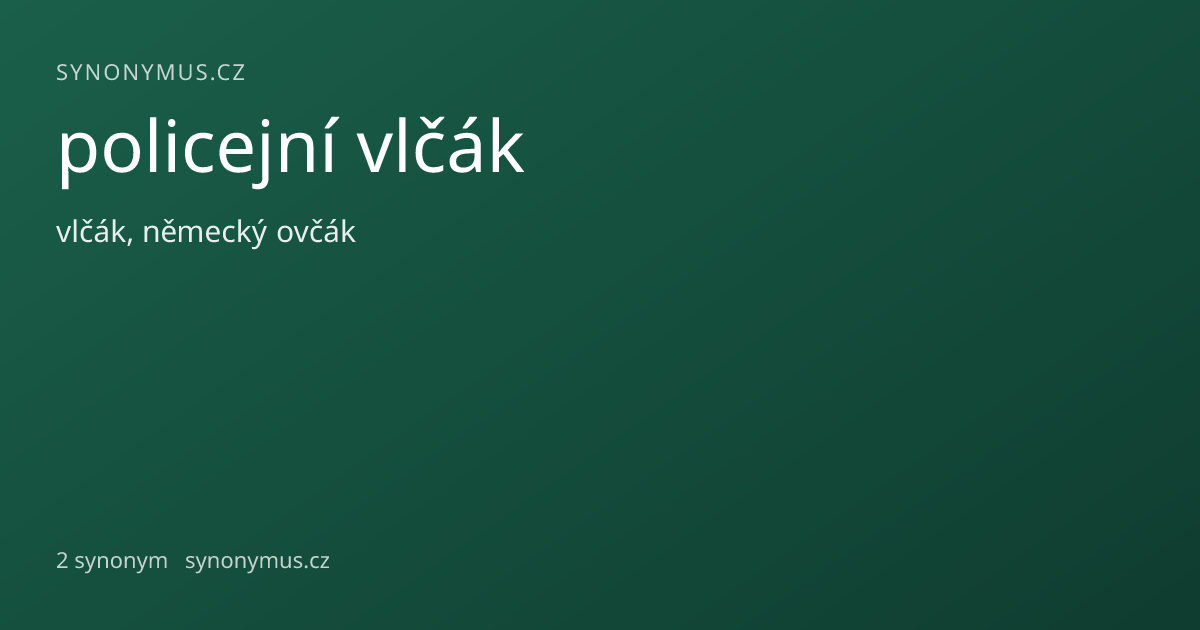 Náhled odkazu: policejní vlčák