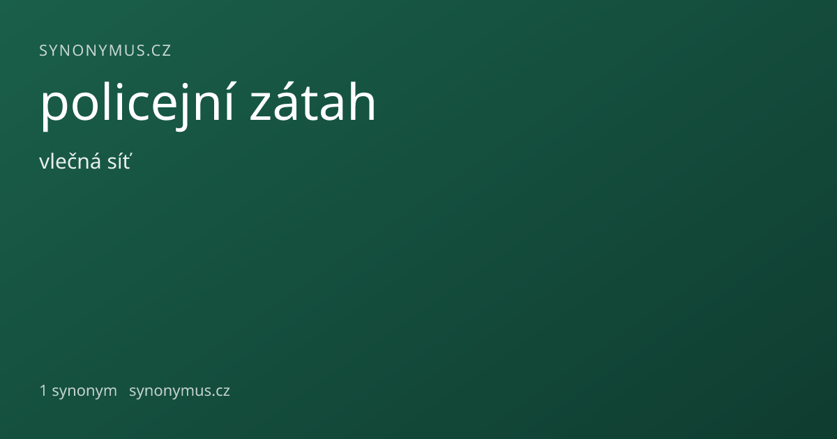 Náhled odkazu: policejní zátah