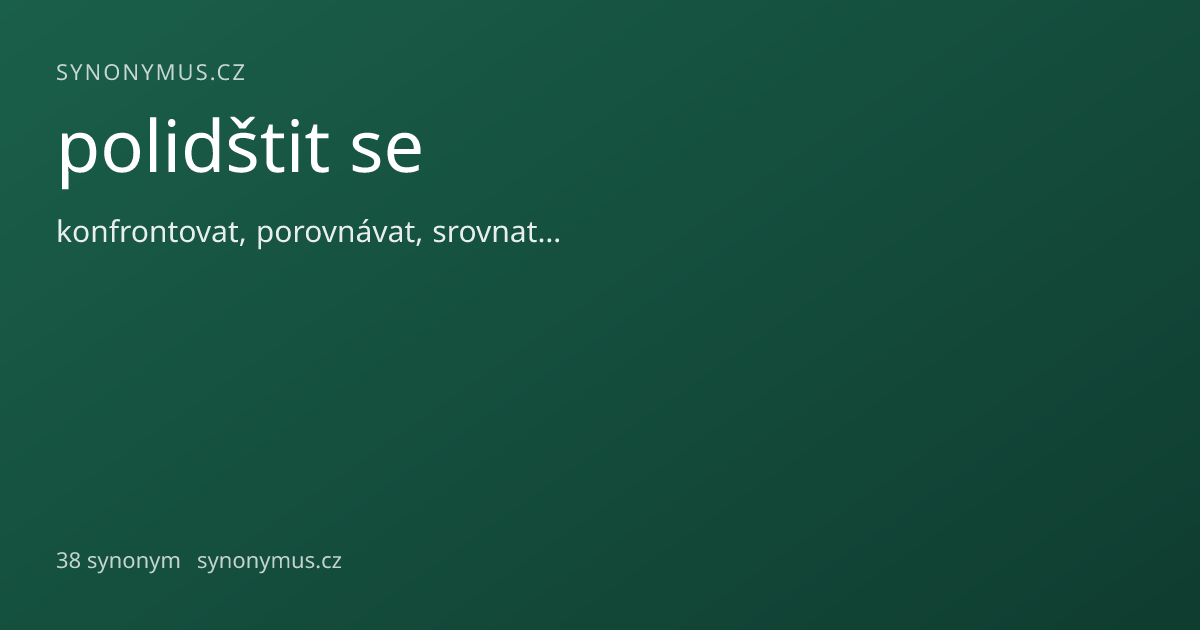Náhled odkazu: polidštit se