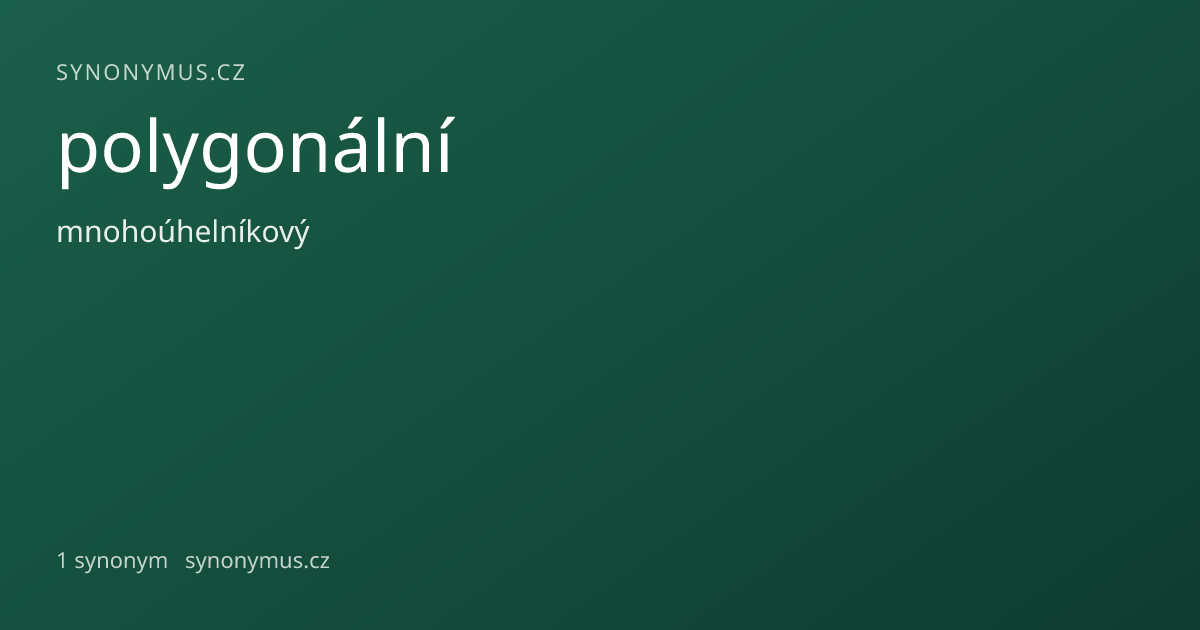 Náhled odkazu: polygonální