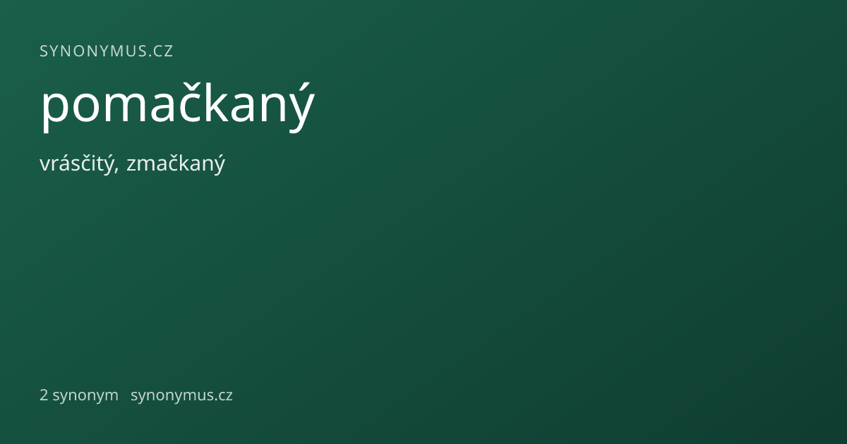Náhled odkazu: pomačkaný