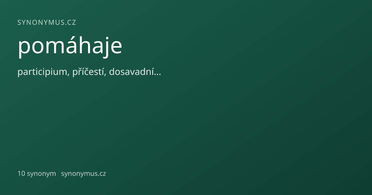 Náhled odkazu: pomáhaje