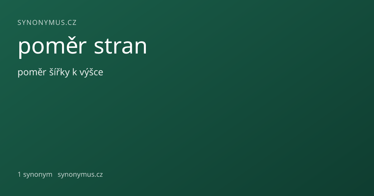 Náhled odkazu: poměr stran