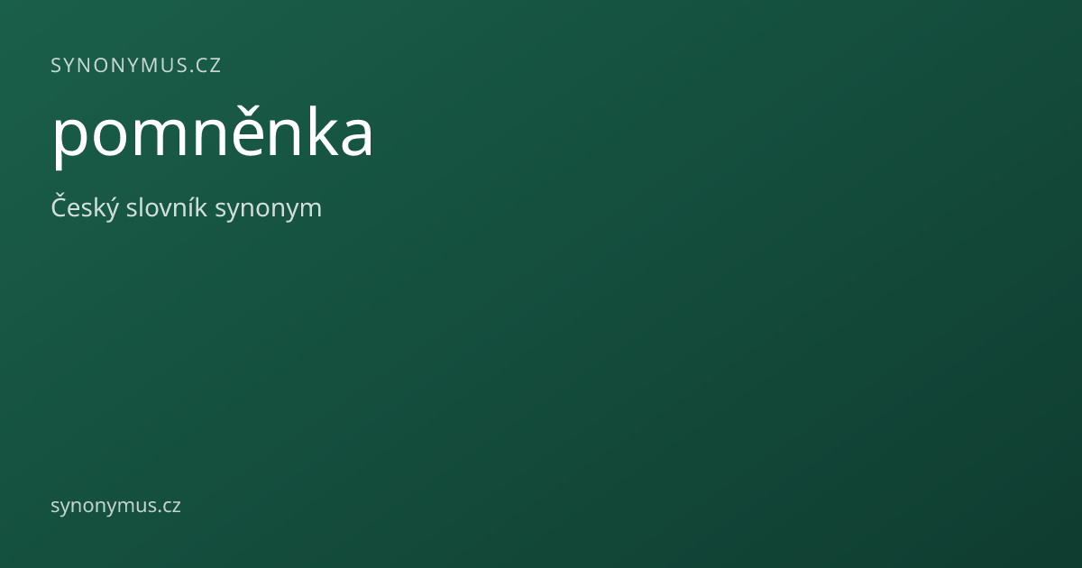 Náhled odkazu: pomněnka