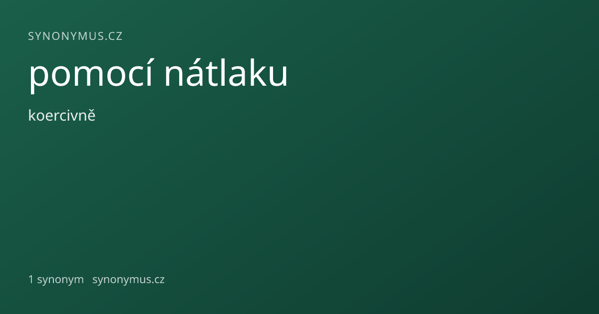 Náhled odkazu: pomocí nátlaku