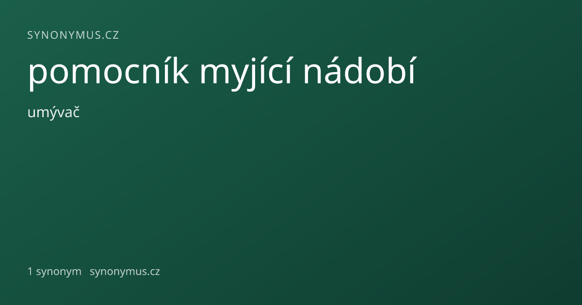Náhled odkazu: pomocník myjící nádobí