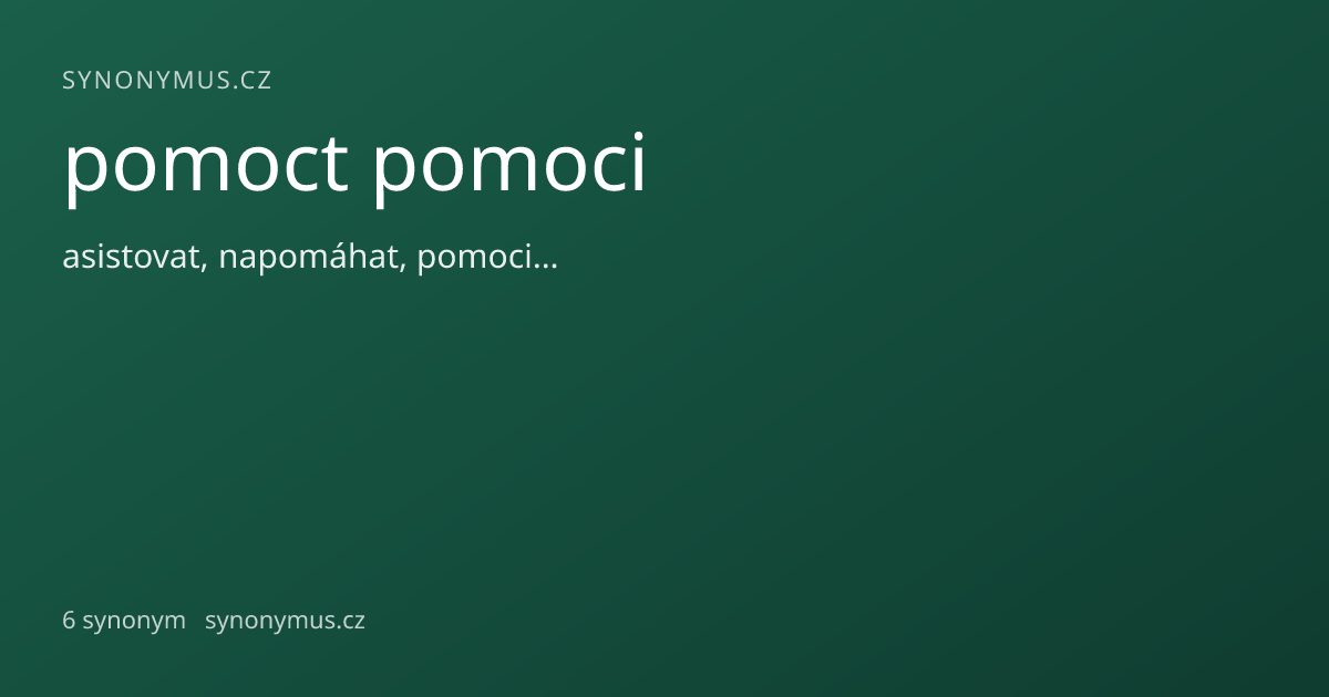 Náhled odkazu: pomoct pomoci