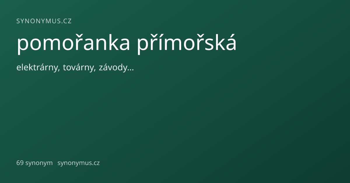 Náhled odkazu: pomořanka přímořská