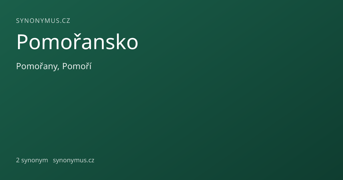 Náhled odkazu: Pomořansko