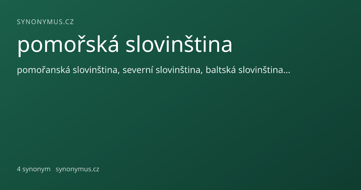Náhled odkazu: pomořská slovinština
