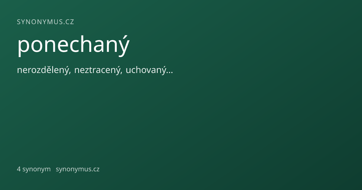 Náhled odkazu: ponechaný