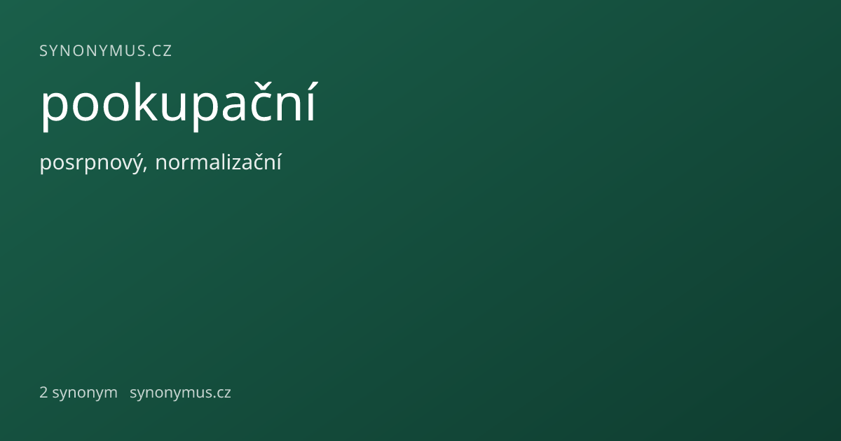 Náhled odkazu: pookupační