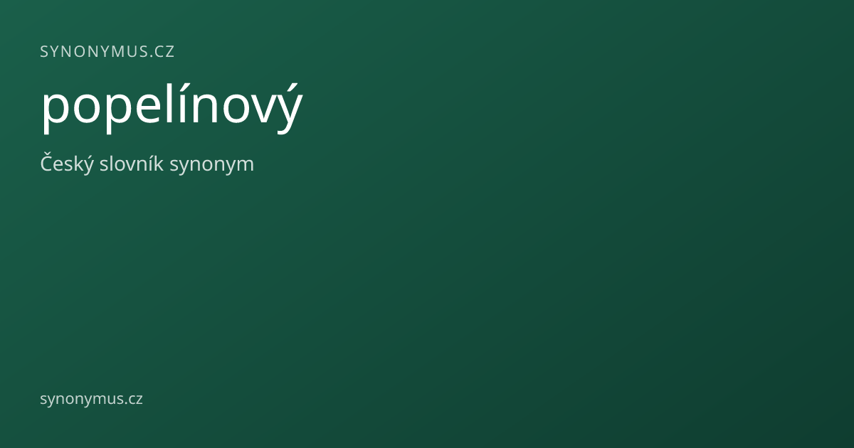 Náhled odkazu: popelínový