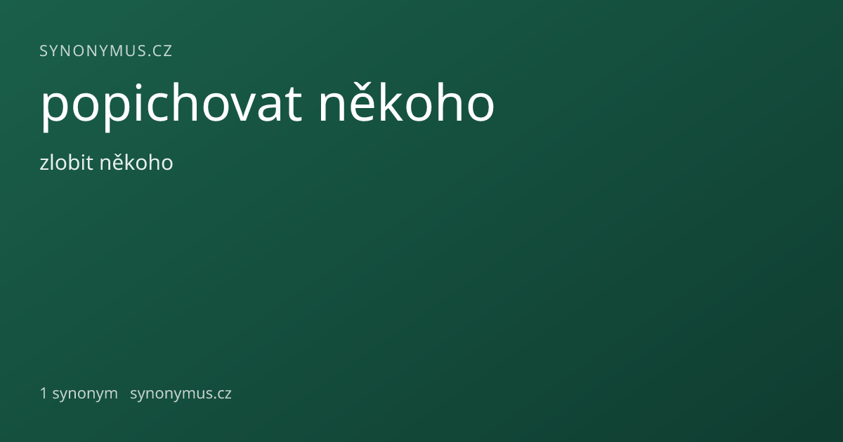 Náhled odkazu: popichovat někoho
