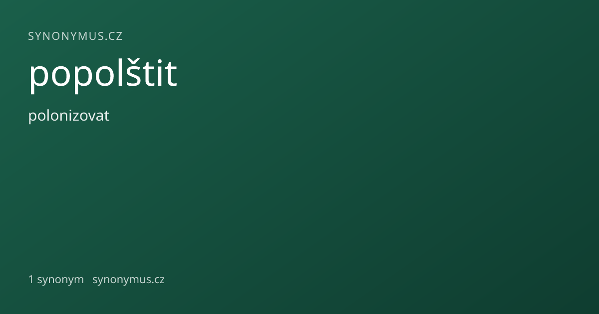 Náhled odkazu: popolštit