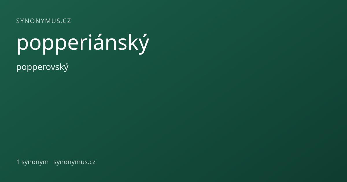 Náhled odkazu: popperiánský