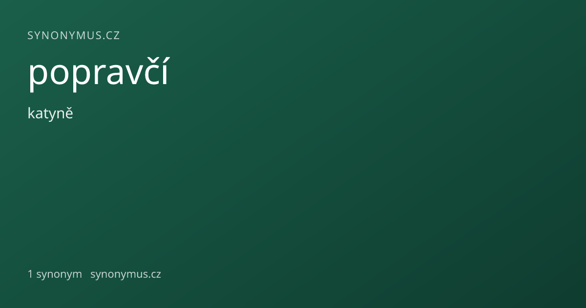 Náhled odkazu: popravčí