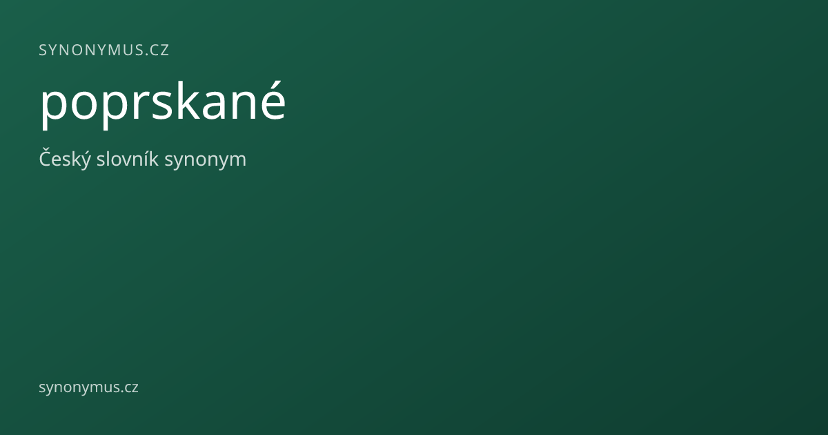 Náhled odkazu: poprskané