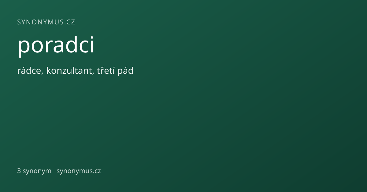 Náhled odkazu: poradci