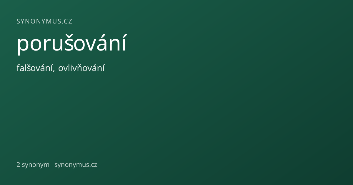 Náhled odkazu: porušování