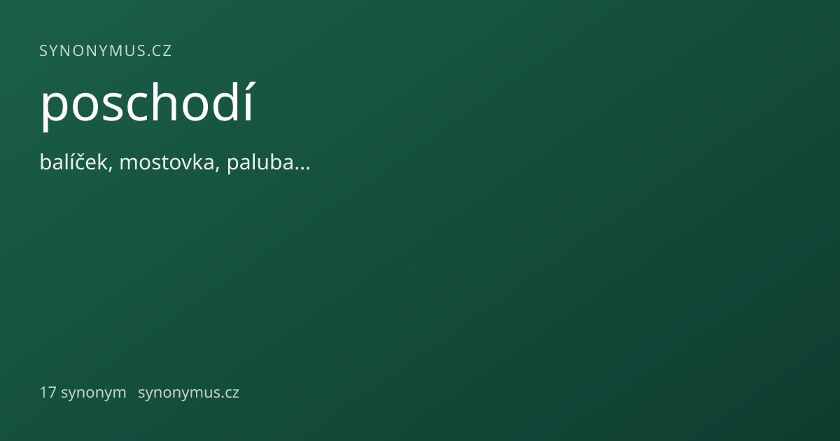 Náhled odkazu: poschodí