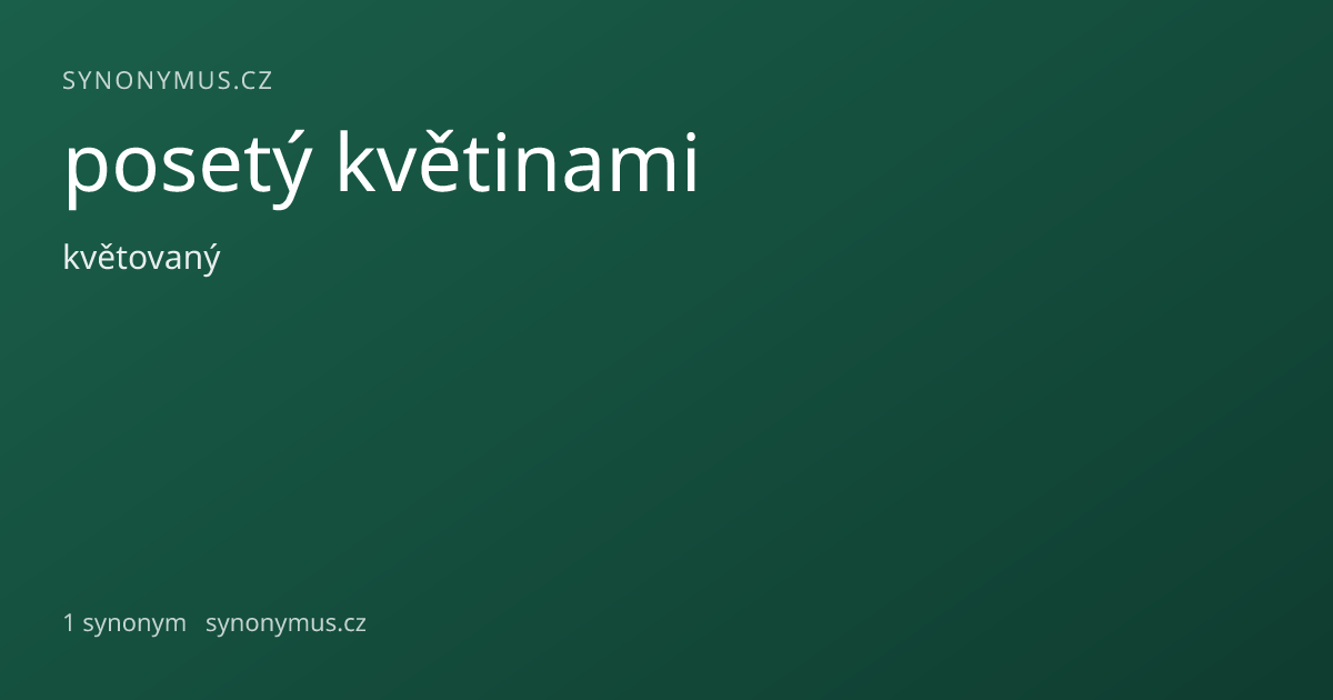 Náhled odkazu: posetý květinami