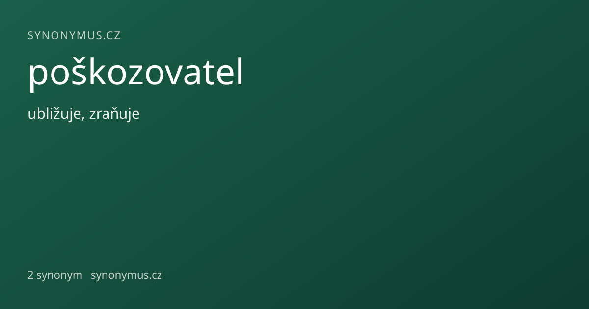 Náhled odkazu: poškozovatel