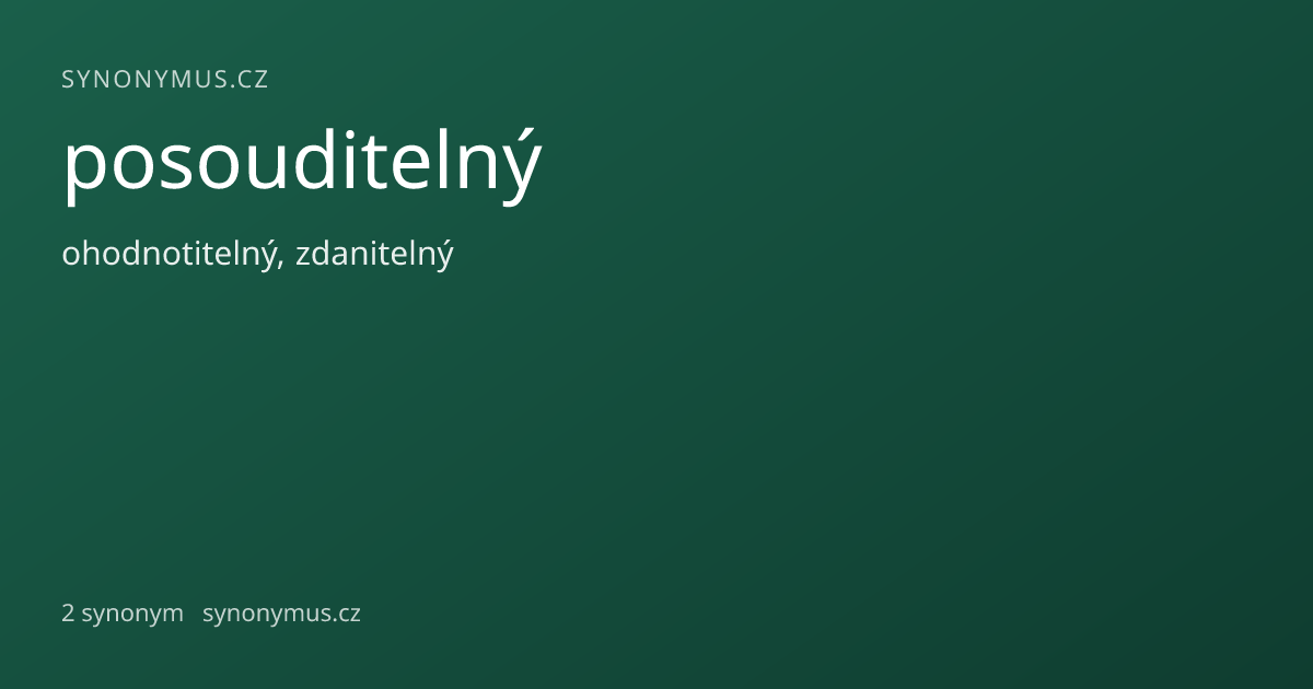 Náhled odkazu: posouditelný