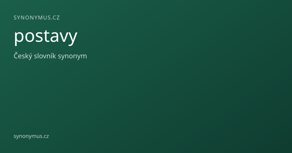 Náhled odkazu: postavy